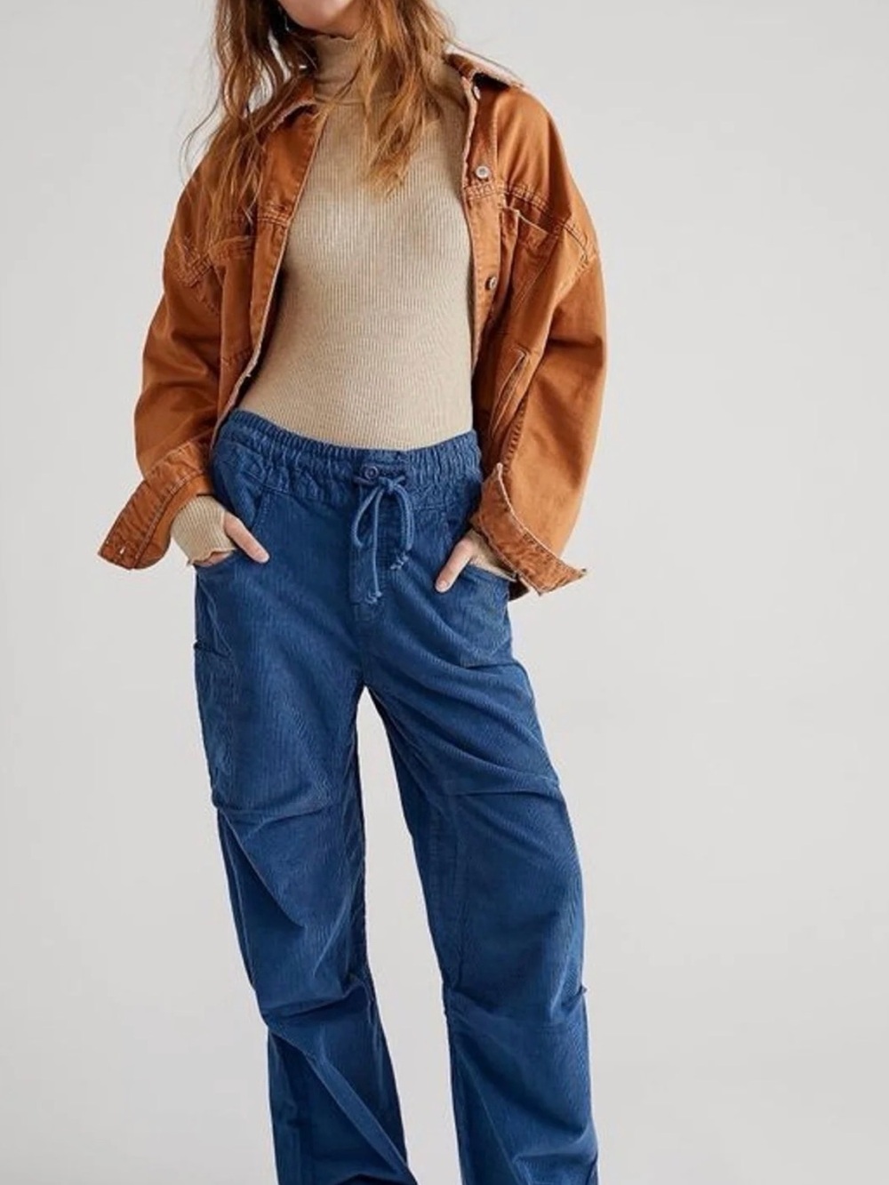 We the Free Modern Love Pull-On Cord Jeans